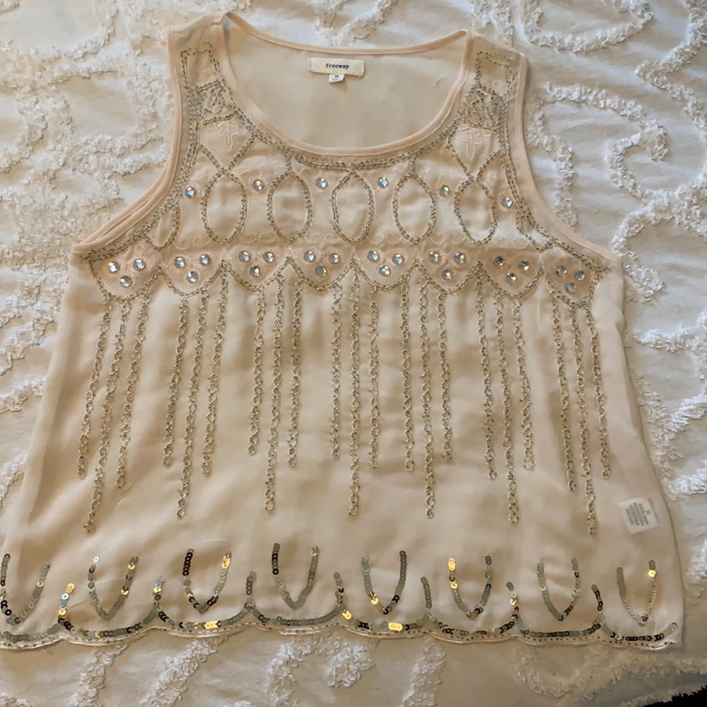 Sparkly tank top